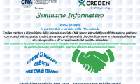 SEMINARIO: CNA E CREDEN INSIEME PER SERVIZI INNOVATIVI ALLE IMPRESE ASSOCIATE